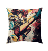 Be Bold, Be Fearless Outdoor Pillow | Inspirational Patio Decor